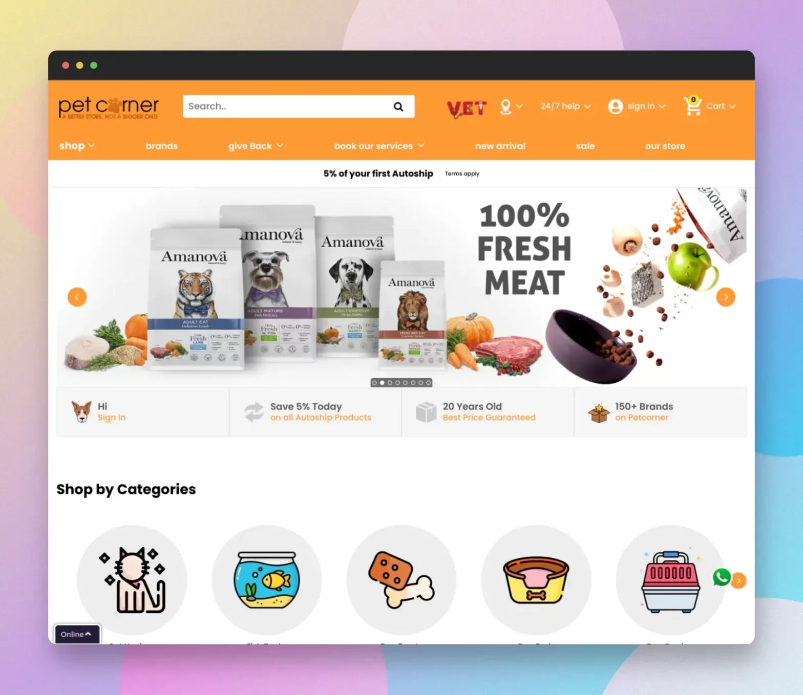 Pet Corner – Opencart